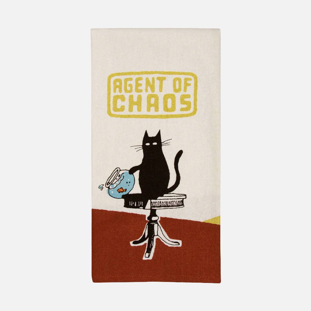 Tea Towel - Agent of Chaos - Fang & Fur